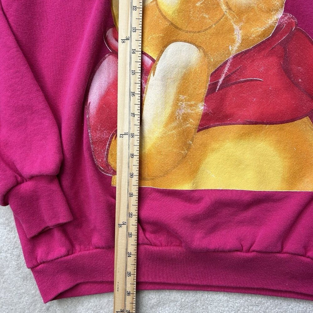 Vintage 80s Disney Sweatshirt Adult XL Winnie The Pooh Made In USA Graphic - Picture 3 of 5